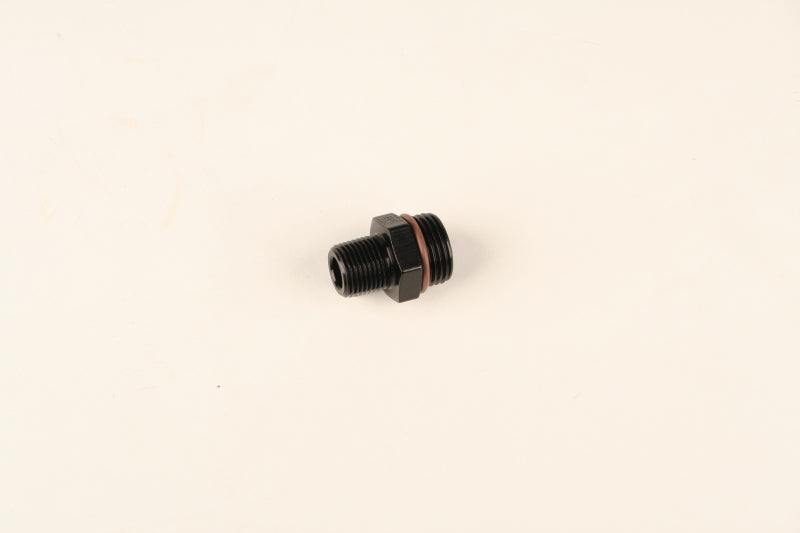 Fragola -10AN O-Ring x 1/2 NPT Adapter - Black