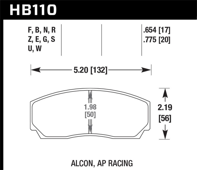 Hawk AP CP3307 / CP5040-5S4 / CP5200 AP Racing DTC-30 Race Brake Pads-Hawk Performance-797 Offroad