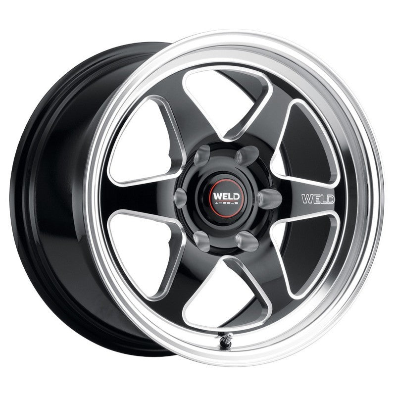 Weld S156 20x9.5 Ventura 6 Drag 6x127 ET35 BS6.625 Gloss BLK MIL DIA 78.1