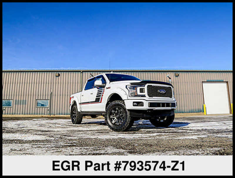 EGR 2018 Ford F150 Bolt-On Look Color Match Fender Flares - Set - Oxford White