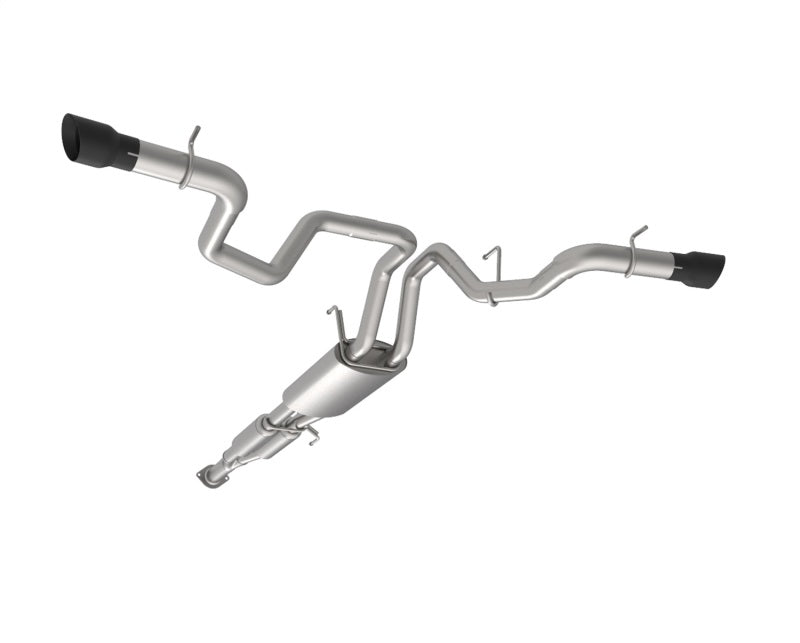 Kooks 2021+ Ford F150 2.7/3.5/5.0L 3in Dual Cat-Back Side Exit Exhaust w/Black Tips