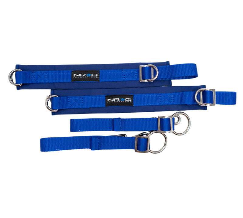 NRG SFI 3.3 Arm Restraints One Pair - Blue