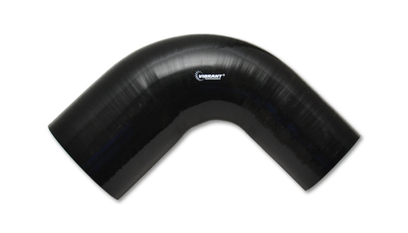 Vibrant 1.75in ID x 2in ID x 4in Long Gloss Black Silicone 90 Degree Transition Elbow-Vibrant-797 Offroad
