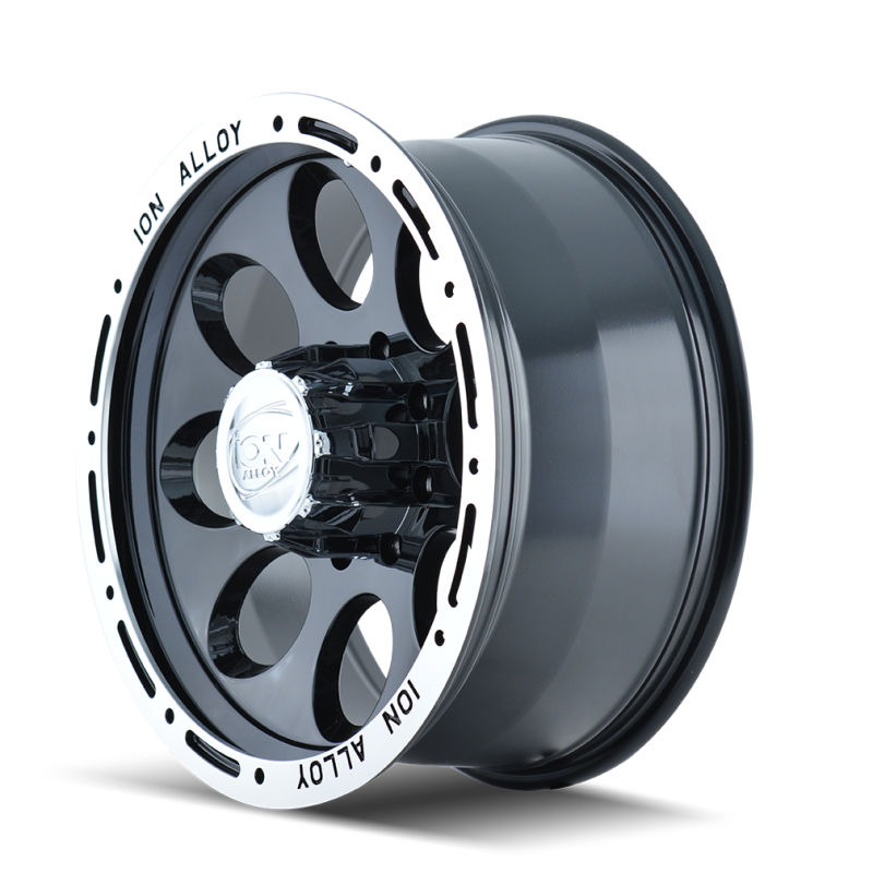 ION Type 174 17x9 / 6x139.7 BP / 0mm Offset / 106mm Hub Black/Machined Wheel