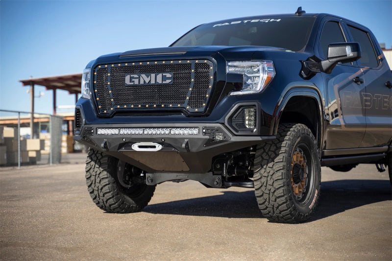 Addictive Desert Designs 2019 GMC Sierra 1500 SF Front Bumper w/ Winch Mount&Sensor Cutout