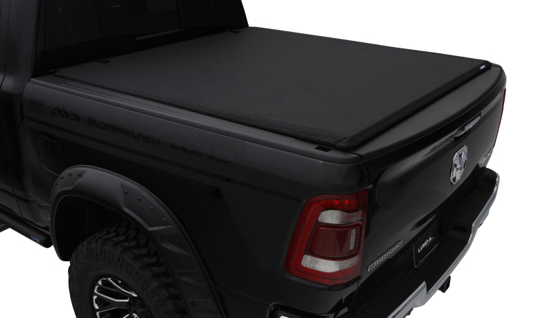 Lund 02-17 Dodge Ram 1500 (5.5ft. Bed) Genesis Elite Roll Up Tonneau Cover - Black