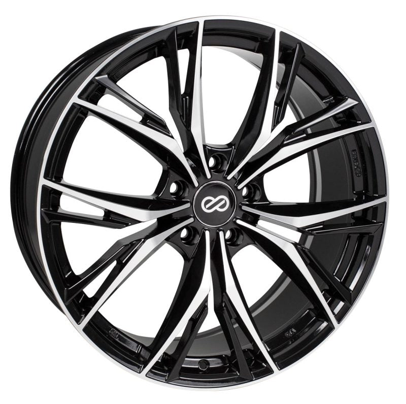 Enkei ONX 18x8 5x114.3 40mm Offset 72.6mm Bore Black Machined Wheel