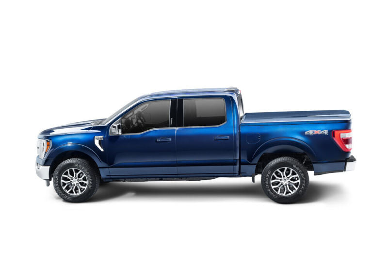 UnderCover 2021 Ford F-150 Ext/Crew Cab 6.5ft Elite LX Bed Cover - Antimatter Blue