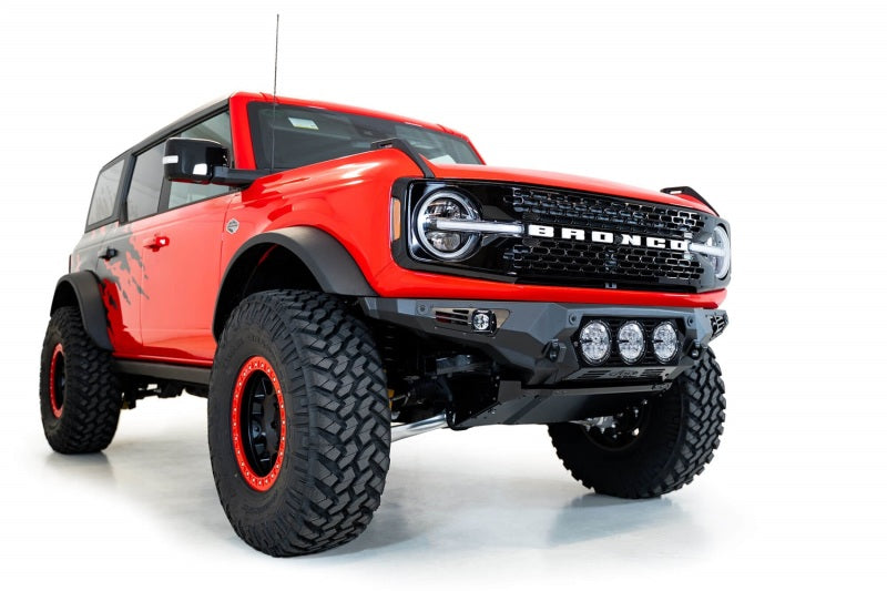 Addictive Desert Designs 21-22 Ford Bronco Bomber Front Bumper (w/ 3 Rigid 360 Mounts)