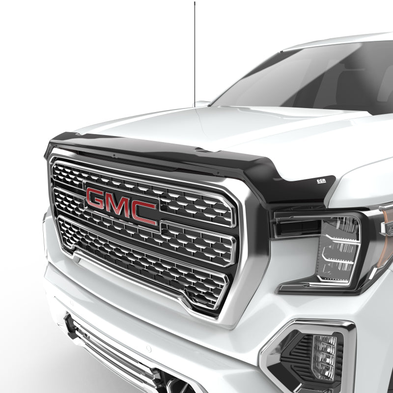 EGR 2019 GMC Sierra Superguard Hood Shield (301791) - Dark Smoke