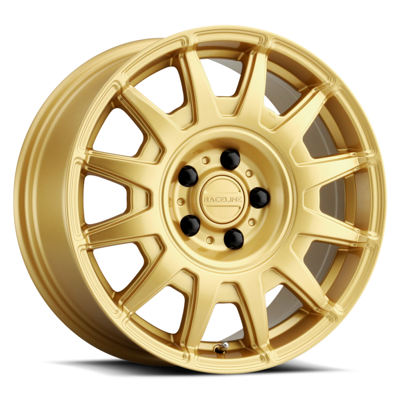 Raceline 401GD Aero 17x8in / 5x100 BP / 40mm Offset / 72.62mm Bore - Gloss Gold Wheel