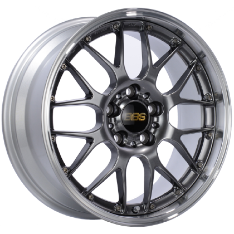 BBS RS-GT 20x10 5x112 ET22 Diamond Black / Diamond Cut Lip Wheel PFS/Clip Required