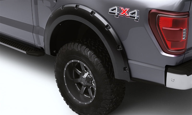 Bushwacker 19-21 Ford Ranger (6ft Bed) Forge Style Flares 4pc - Black