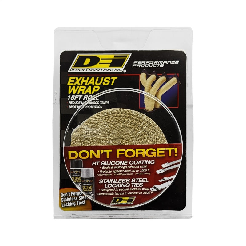 DEI Exhaust Wrap 2in x 15ft - Tan