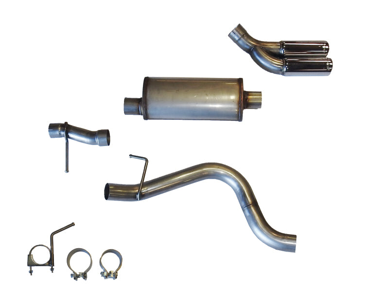 JBA 19-20 Ford Ranger EcoBoost 304SS Dual Side Rear Exit Cat-Back Exhaust w/3-1/2in Tips