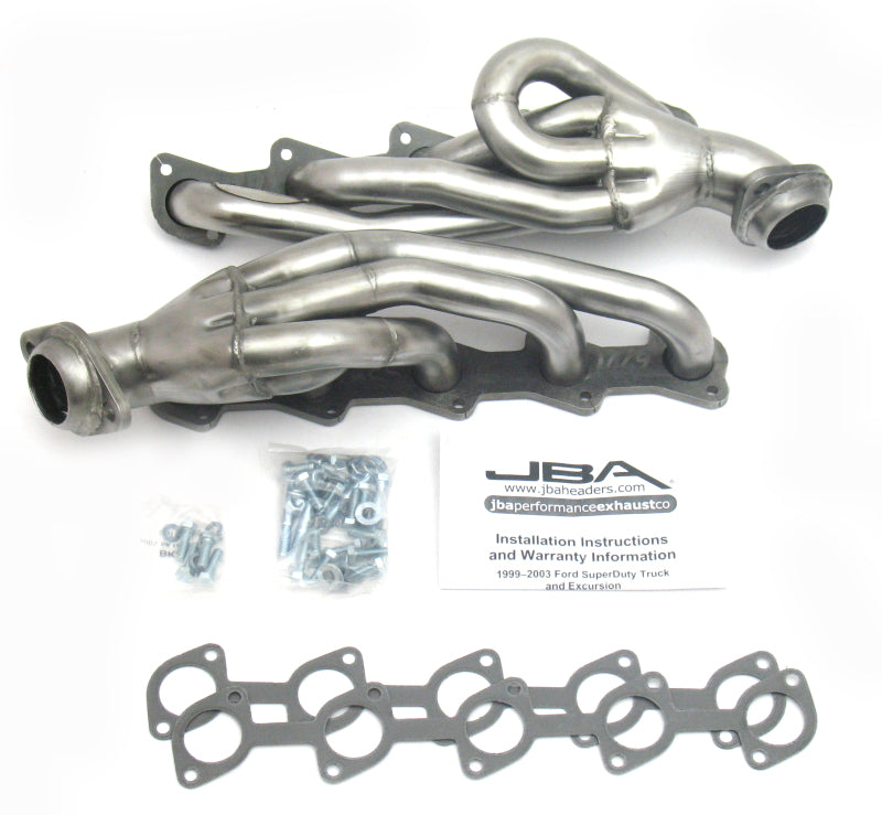 JBA 99-04 Ford Truck 6.8L 2V V10 w/o EGR 1-1/2in Primary Raw 409SS Cat4Ward Header