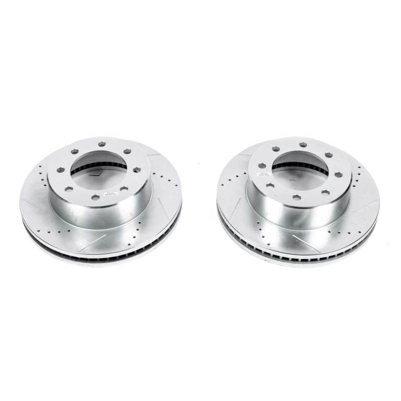 Power Stop 19-22 Ram 3500 Rear Drilled & Slotted Rotor (Pair)