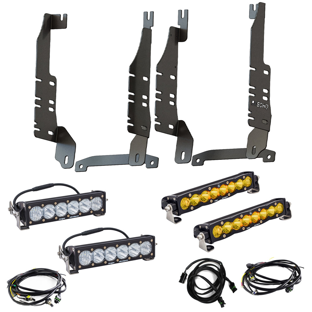 '19-Current Ram 1500 SDHQ Built "Build your Own" Behind the Grille LED Light Bar Mount