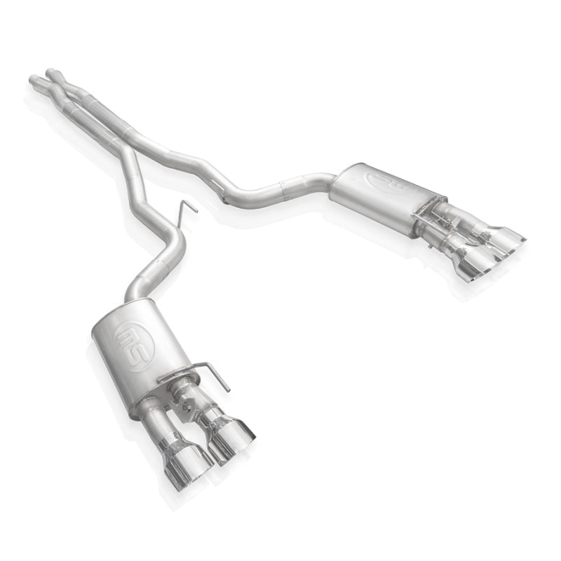 Stainless Works 2020 Ford GT500 Legend Catback X-Pipe Exhaust Factory Connect - Polished Tips-Stainless Works-797 Offroad