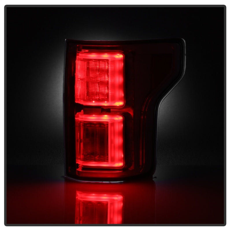 Spyder 18-19 Ford F-150 (W/O Blind Spot Sensor) LED Tail Lights - Chrome (ALT-YD-FF15018-LED-C)