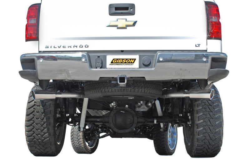 Gibson 15-18 Chevrolet Silverado 1500 LS 5.3L 3in/2.25in Cat-Back Dual Extreme Exhaust - Aluminized