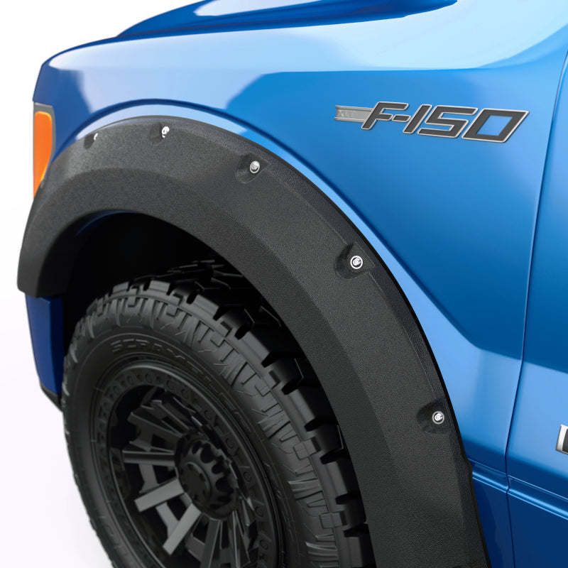 EGR 09-14 Ford F150 67in / 78.8in Bed Baseline Bolt-Style Fender Flares (Set of 4) - Textured Black