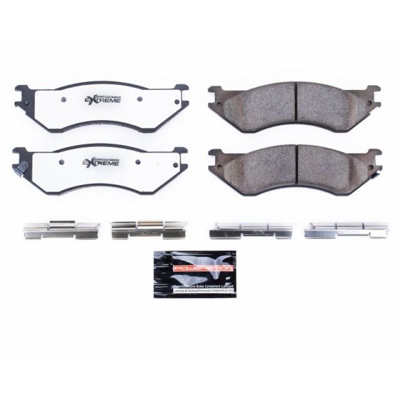 Power Stop 01-08 Dodge Ram 2500 Rear Z36 Truck & Tow Brake Pads w/Hardware