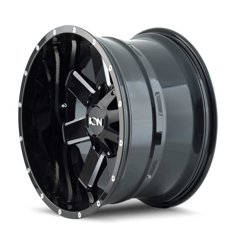 ION Type 141 17x9 / 6x135 BP / 13mm Offset / 106mm Hub Gloss Black Milled Wheel