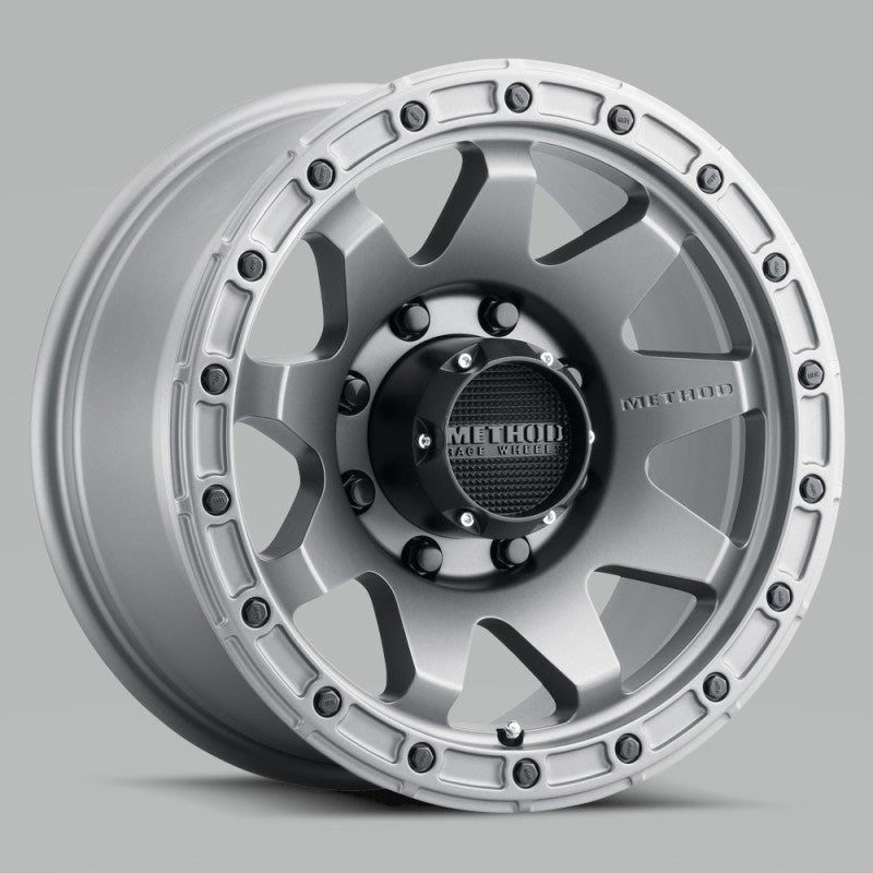 Method MR317 20x9 +18mm Offset 8x170 130.81mm CB Matte Titanium Wheel