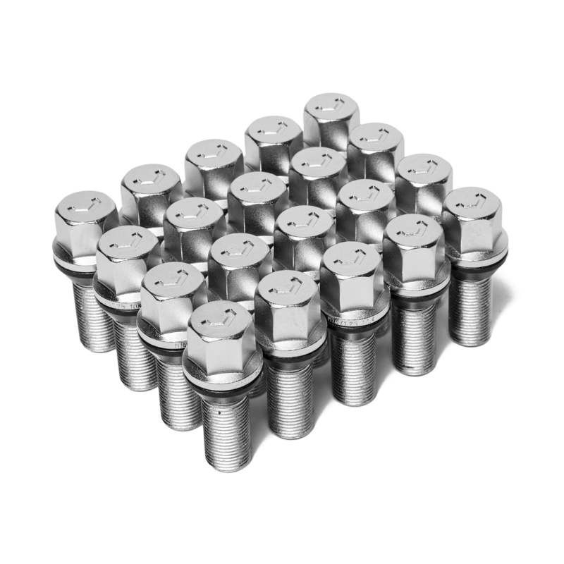 Vossen Lug Bolt - 14x1.5 - 45mm - 17mm Hex - Cone Seat - Silver (Set of 20)