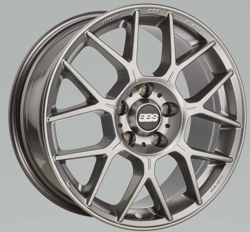 BBS XR 19x8.5 5x112 ET38 Platinum Gloss Wheel -82mm PFS/Clip Required