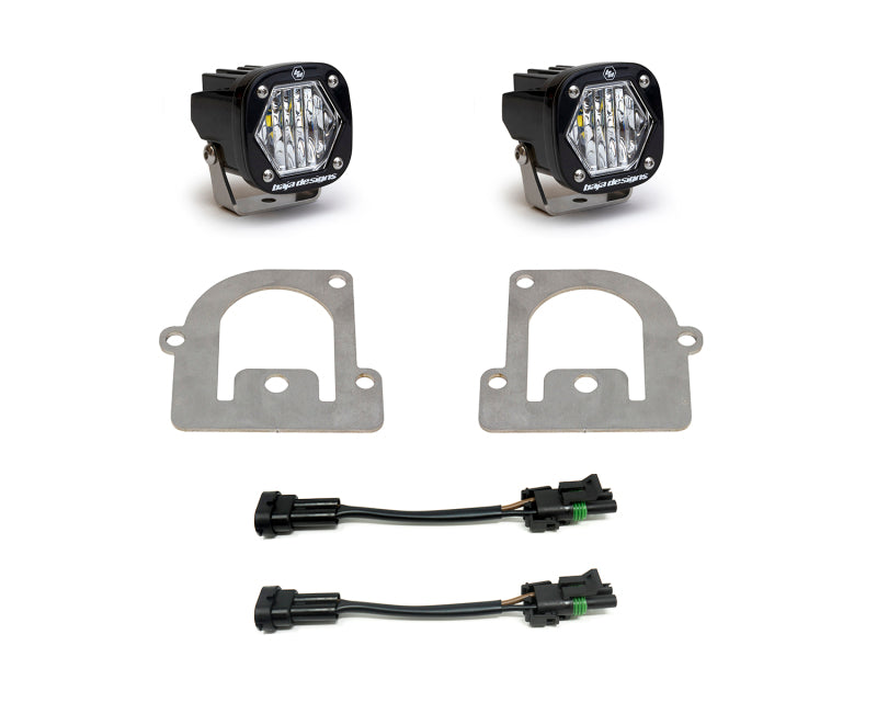 Baja Designs 21+ Ford Bronco Sport S1 WC LED Fog Pocket Light Kit - Clear-Baja Designs-797 Offroad