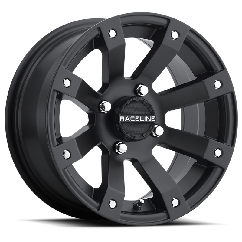 Raceline A79 Scorpion 12x7in / 4x110 BP / 10mm Offset / 83.8mm Bore - Satin Black Wheel