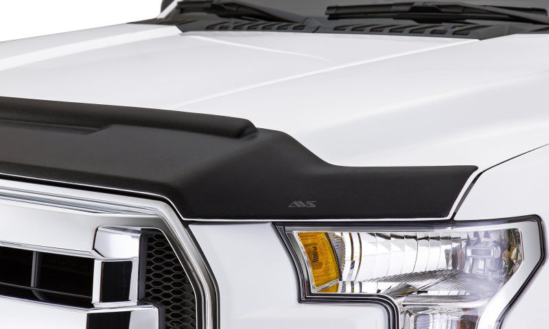 AVS 16-18 Nissan Titan XD Aeroskin II Textured Low Profile Hood Shield - Black-AVS-797 Offroad