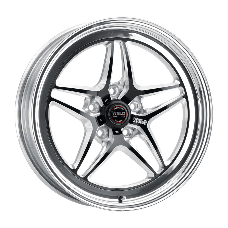 Weld S81 20x10.5 / 5x115 BP / 5.3in BS Black Wheel (High Pad) - Non-Beadlock