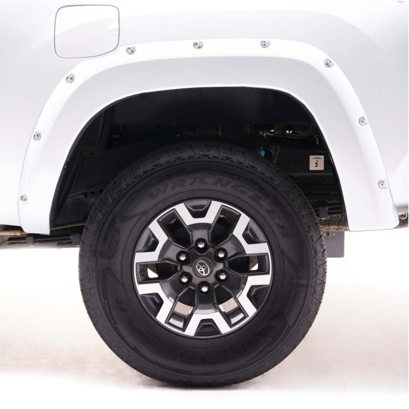 EGR 2017 Ford Super Duty Bolt-On Look Color Match Fender Flares - Set - Oxford White