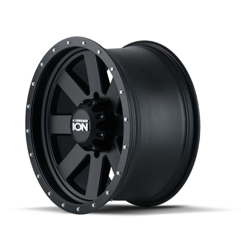 ION Type 134 18x9 / 6x135 BP / 0mm Offset / 87mm Hub Matte Gunmetal/Black Beadlock Wheel