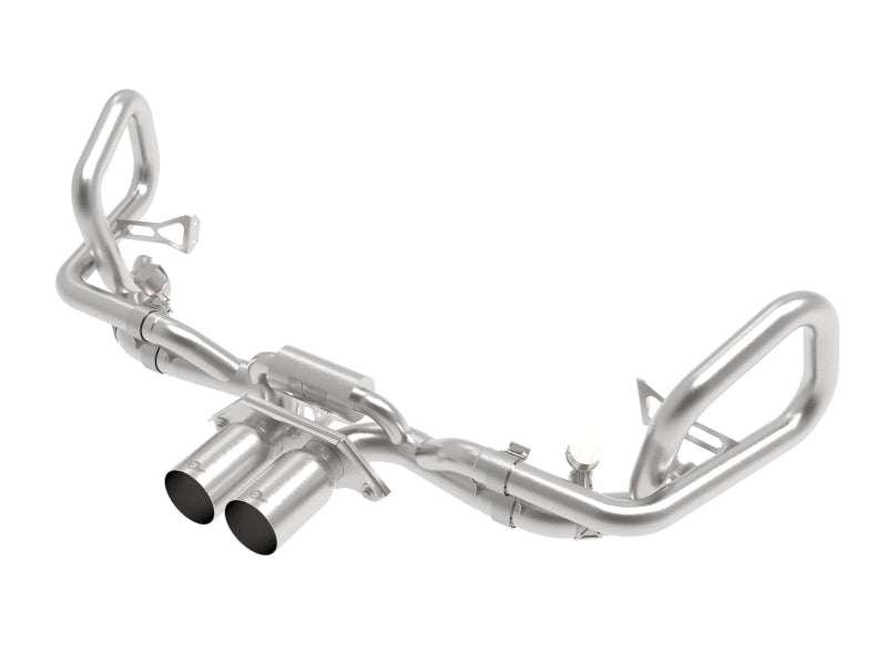 afe 14-16 Porsche 911 GT3 991.1 H6 3.8L MACH Force-Xp 304 SS Cat-Back Exhaust System w/ Brushed Tips