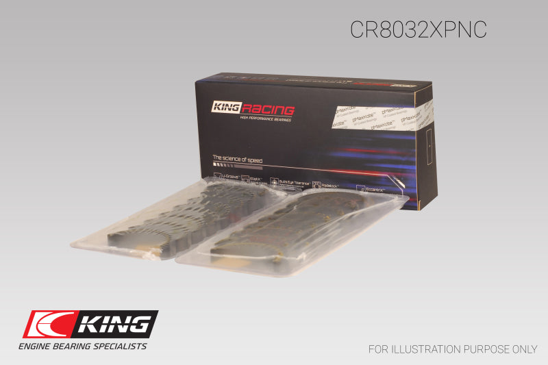 King Chrysler 345/ 370 16V (Size 0.25) pMaxBlack Coated Connecting Rod Bearing Set-King Engine Bearings-797 Offroad