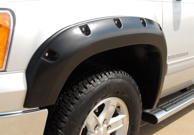 Lund 07-13 GMC Sierra 1500 RX-Rivet Style Textured Elite Series Fender Flares - Black (4 Pc.)