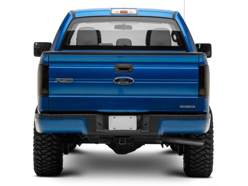 Raxiom 09-14 Ford F-150 Styleside Axial Series LED Tail Lights w/ Halo- Blk Housing (Smoked Lens)