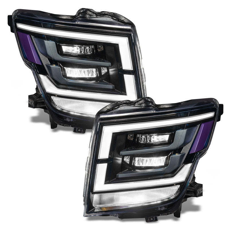 Oracle 21-22 Nissan Titan Demon Eye RGB Headlight Upgrade Kit - ColorSHIFT w/o Controller