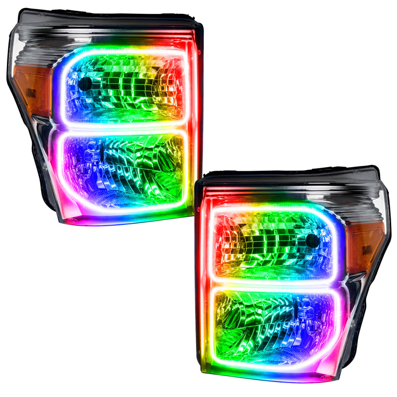 Oracle 11-16 Ford F250/350 LED HL - ColorSHIFT w/ 2.0 Controller