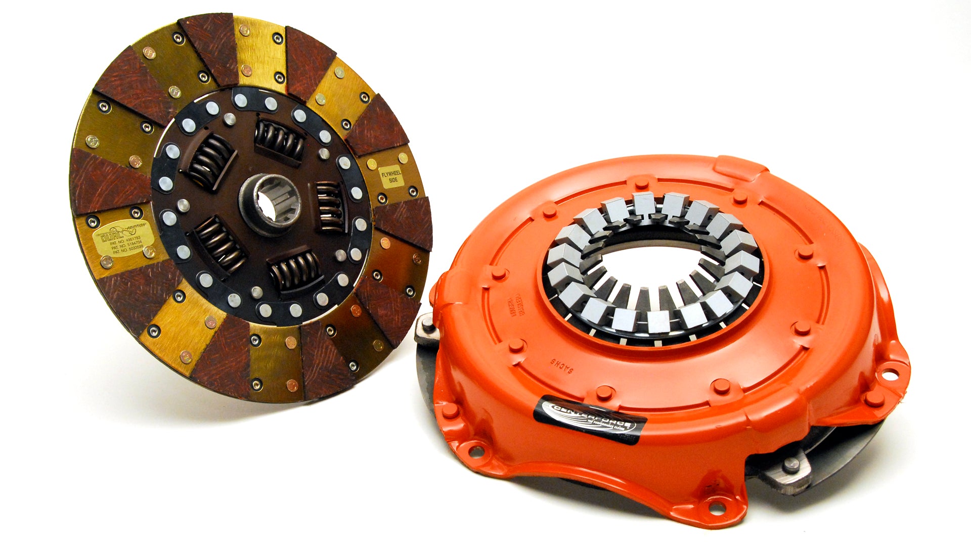 PN: DF193675 - Dual Friction Clutch Pressure Plate And Disc Set