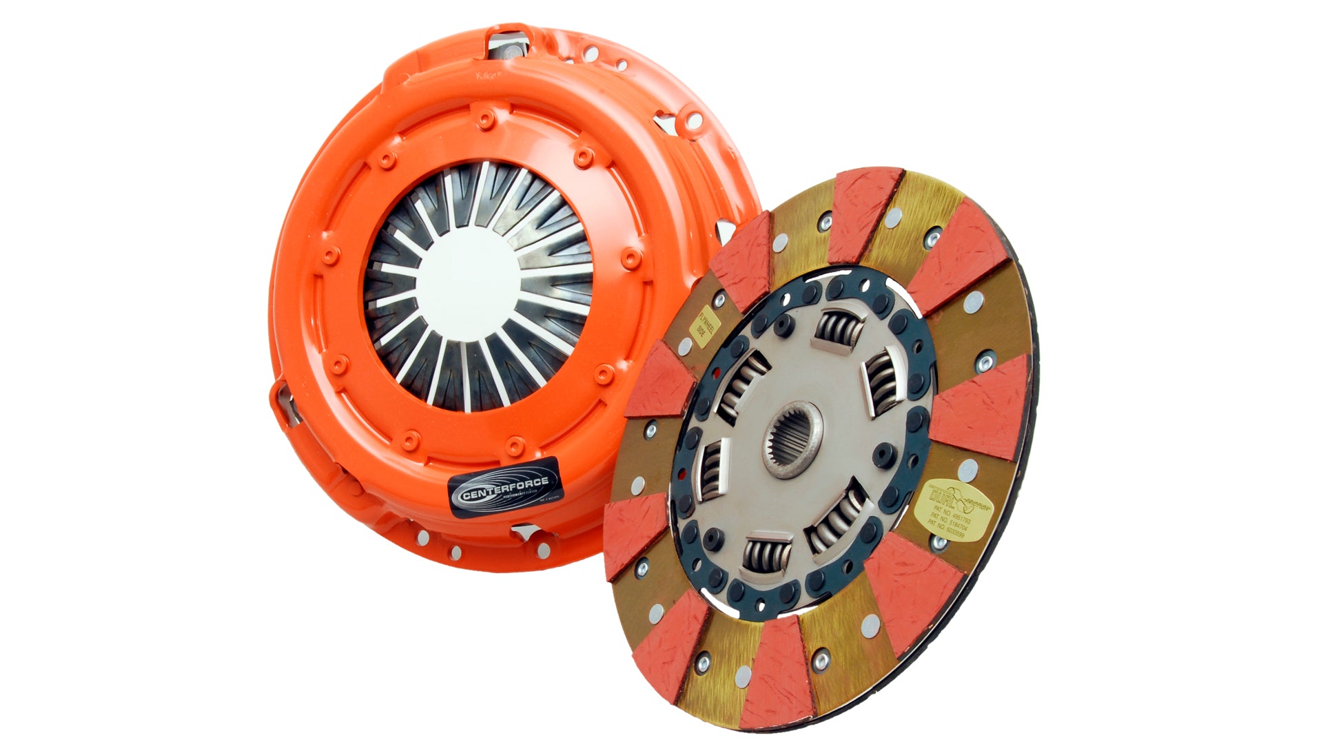 PN: DF633500 - Dual Friction Clutch Pressure Plate And Disc Set