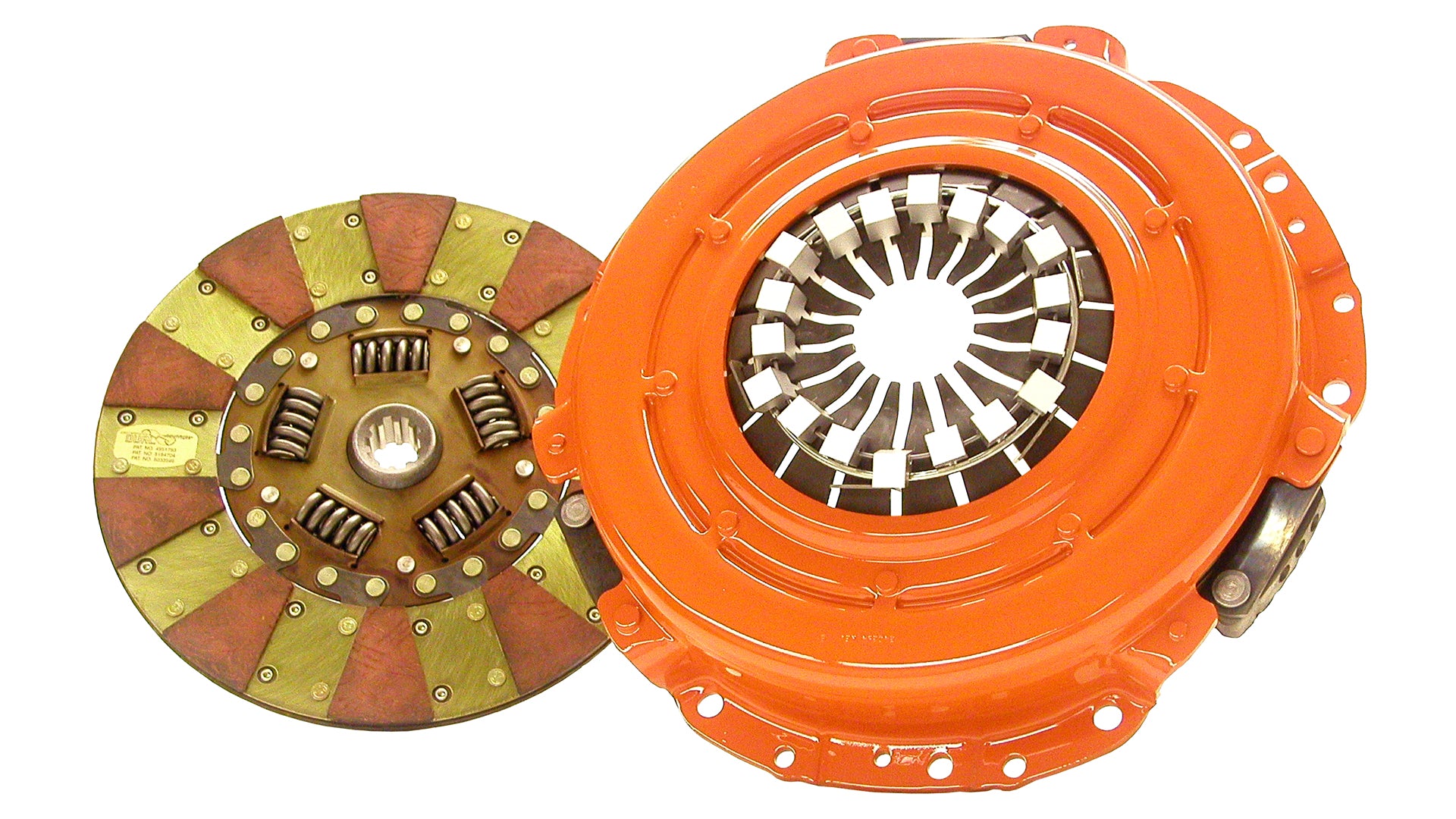 PN: DF800075 - Dual Friction Clutch Pressure Plate And Disc Set