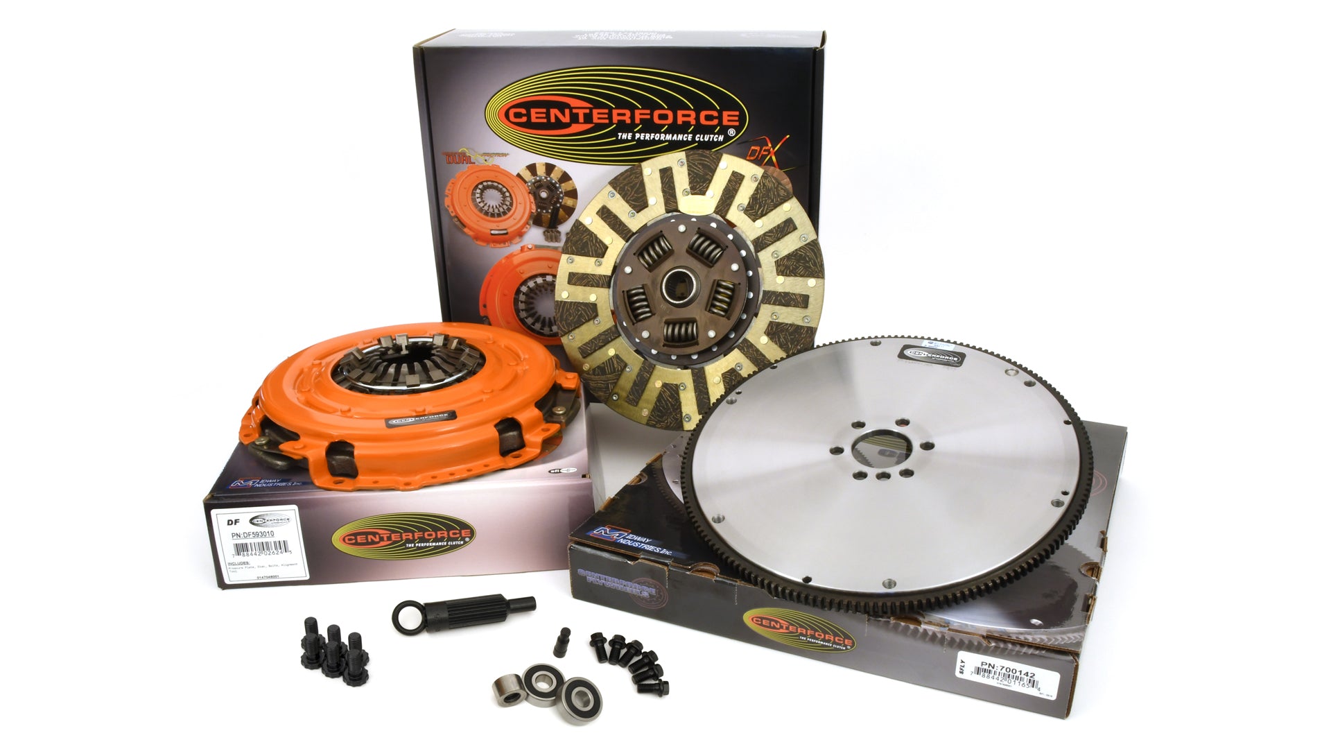 PN: KDF931042 - Dual Friction Clutch And Flywheel Kit