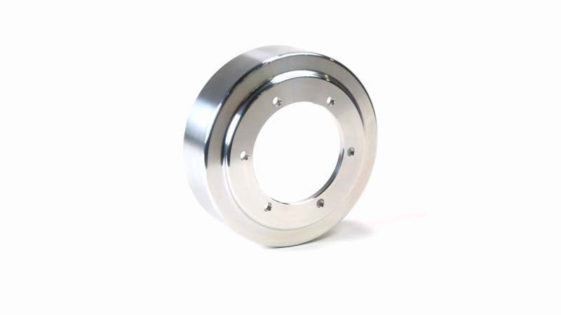Fleece Performance 13-18 Dodge 2500/3500 Cummins Fan Drive Pulley (Bare Aluminum Finish)-Fleece Performance-797 Offroad