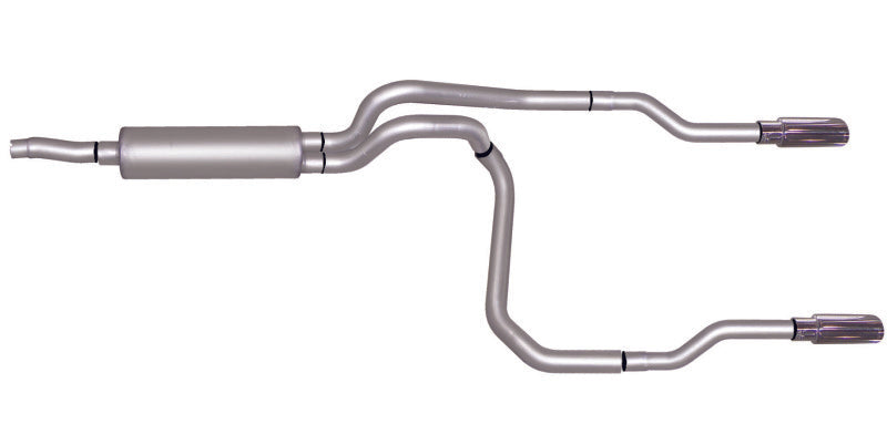 Gibson 02-03 Dodge Dakota SLT 3.9L 2.5in Cat-Back Dual Split Exhaust - Stainless