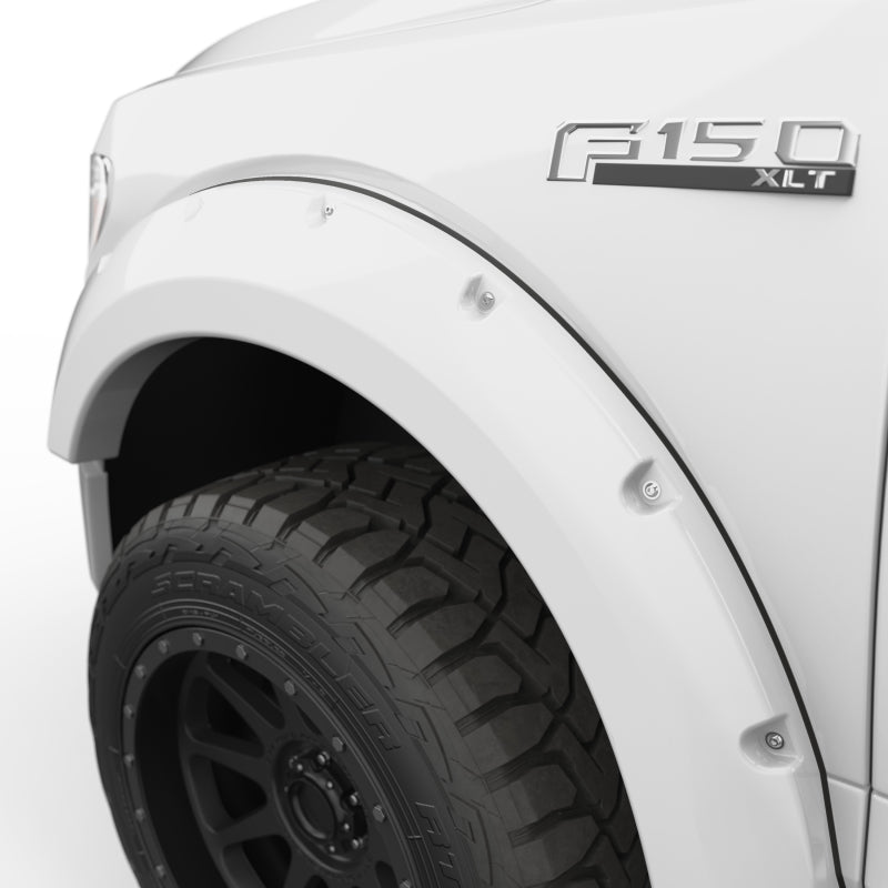 EGR 2018 Ford F150 Bolt-On Look Color Match Fender Flares - Set - Oxford White